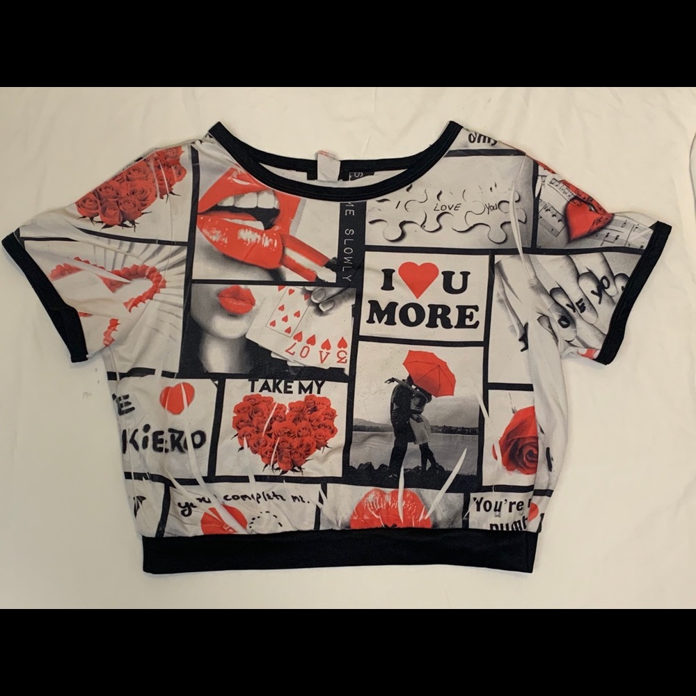 Graphic Designer Crop Top